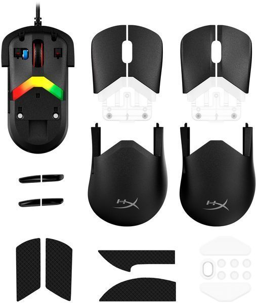 Миша HyperX Pulsefire SAGA, RGB, USB-A, чорний (A2PB3AA) 366148 фото