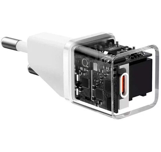 Зарядний Пристрій Baseus GaN5 Fast Charger 1C 20W CCGN050102 White 276666 фото