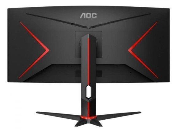 Монітор AOC 34" CU34G2XP/BK 21:9 VA Curved WQHD 180Hz HDMI DP USB Height Black/Red 316077 фото