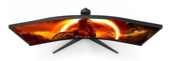Монітор AOC 34" CU34G2XP/BK 21:9 VA Curved WQHD 180Hz HDMI DP USB Height Black/Red 316077 фото
