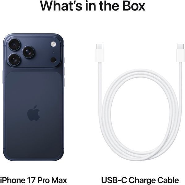 Смартфон Apple iPhone 17 Pro Max 2TB Deep Blue e-Sim (MFXU4) 395415 фото