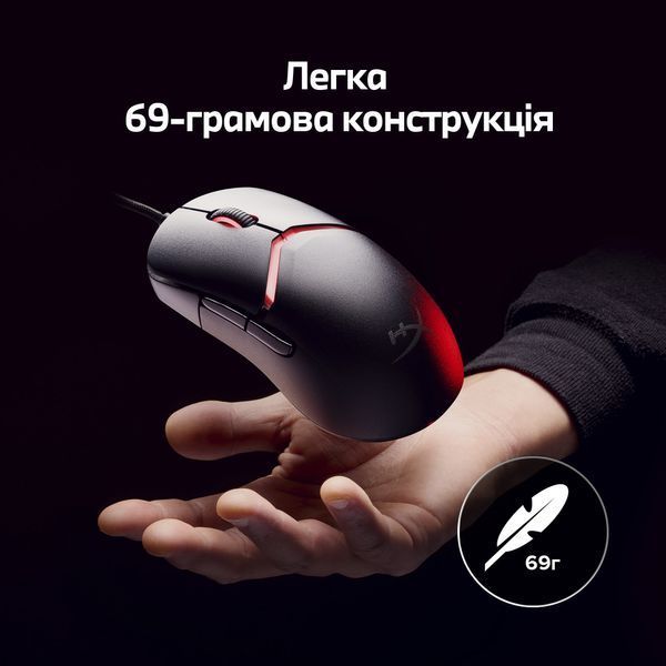 Миша HyperX Pulsefire SAGA, RGB, USB-A, чорний (A2PB3AA) 366148 фото