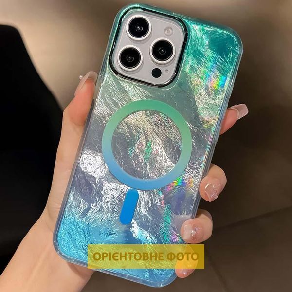 Чохол TPU Shiny Mountain (MagFit) для Apple iPhone 17 Air (6.6") Green / Blue 392966 фото