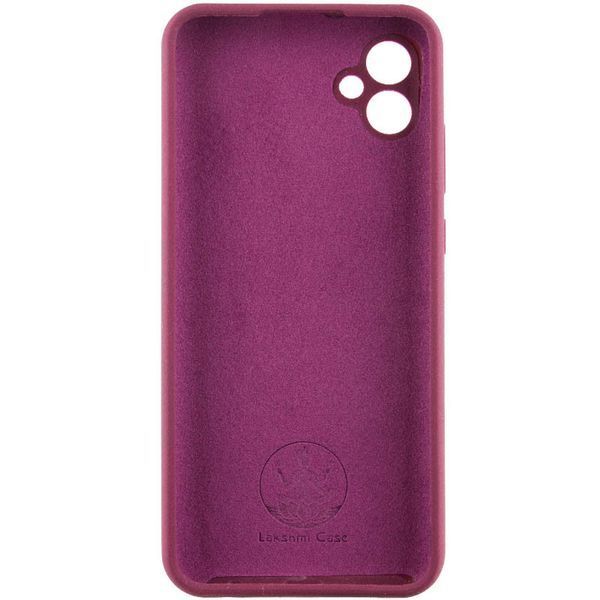 Чохол Silicone Cover Lakshmi Full Camera (AAA) для Samsung Galaxy A04e Бордовий / Plum 271893 фото