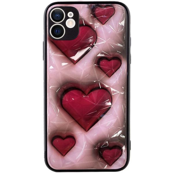TPU+PC чохол Prisma Plushie для Apple iPhone 12 (6.1") Hearts 342470 фото