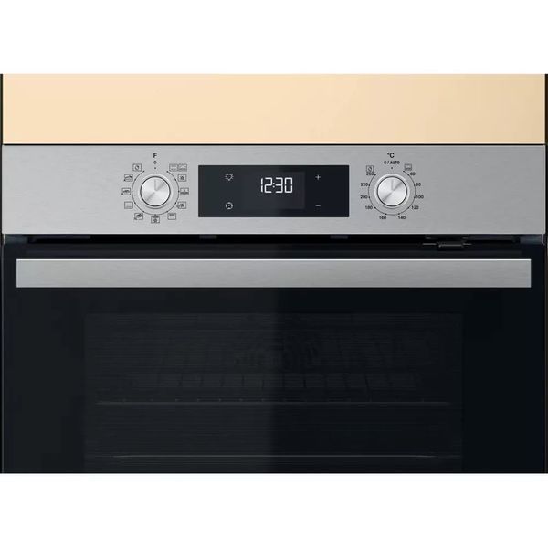 Духова шафа Whirlpool електрична, 71л, A+, дисплей, конвекція, телескопічні напрямні, нерж (OMR58HU1X) 373215 фото