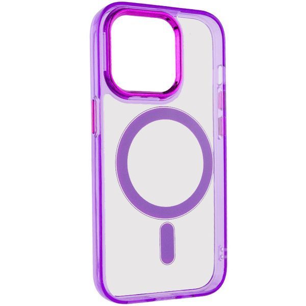 Чохол TPU Iris with MagSafe для Apple iPhone 13 Pro (6.1") Фіолетовий 272133 фото