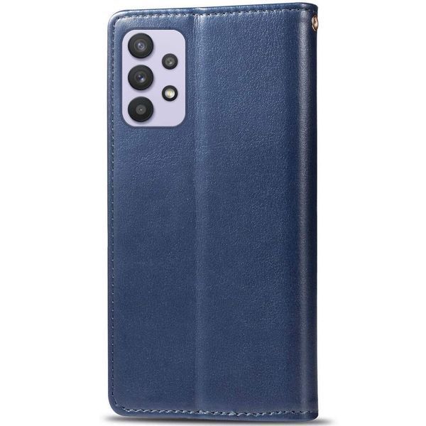 Шкіряний чохол книжка GETMAN Gallant (PU) для Samsung Galaxy A13 4G Синій 250044 фото