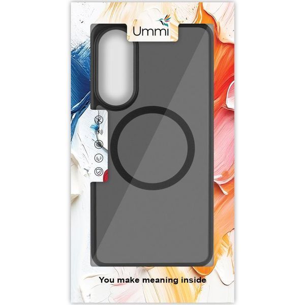 Чохол Ummi Colorful with MagSafe для Samsung Galaxy S25 Edge Чорний / Black 403033 фото