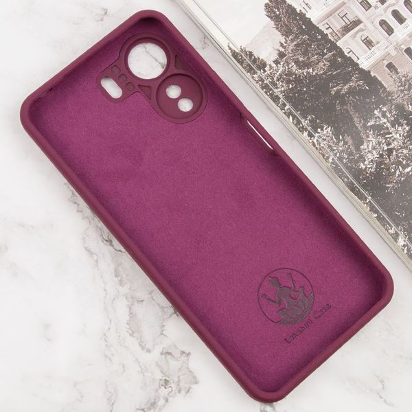 Чохол Silicone Cover Lakshmi Full Camera (AAA) для Xiaomi Redmi 13C / Poco C65 Бордовий / Plum 286934 фото