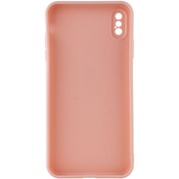 Силіконовий чохол Candy Full Camera для Apple iPhone XS Max (6.5") Рожевий / Pink Sand 206022 фото