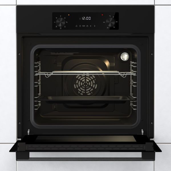 Духова шафа Gorenje електрична, 61л, A+, дисплей, конвекція, чорний 391811 фото