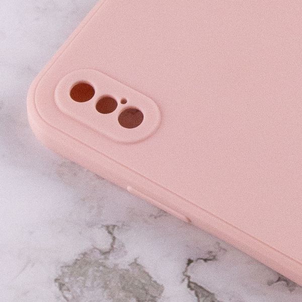 Силіконовий чохол Candy Full Camera для Apple iPhone XS Max (6.5") Рожевий / Pink Sand 206022 фото