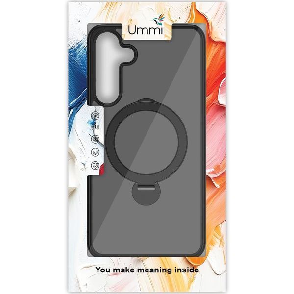 Чохол Ummi Colorful with MagSafe HQ Ring для Samsung Galaxy S25+ Black 402140 фото
