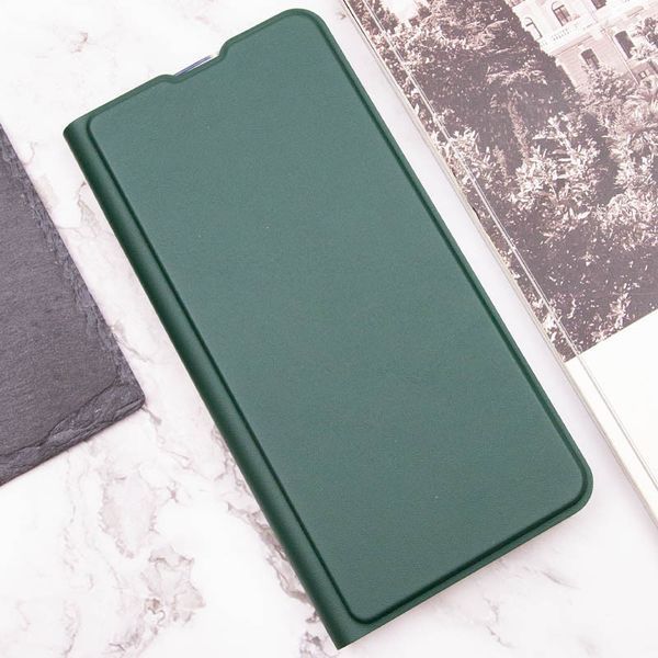 Шкіряний чохол книжка GETMAN Elegant (PU) для TECNO Camon 19 Зелений 269624 фото