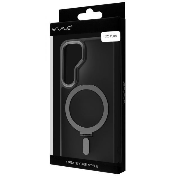Чохол WAVE Attraction Case with Magnetic Ring Samsung Galaxy S25 Plus gray 340386 фото