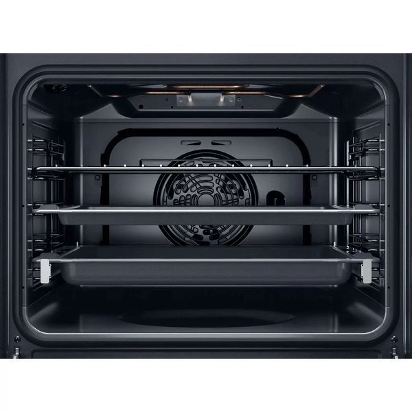Духова шафа Whirlpool електрична, 71л, A+, дисплей, конвекція, телескопічні напрямні, нерж (OMR58HU1X) 373215 фото