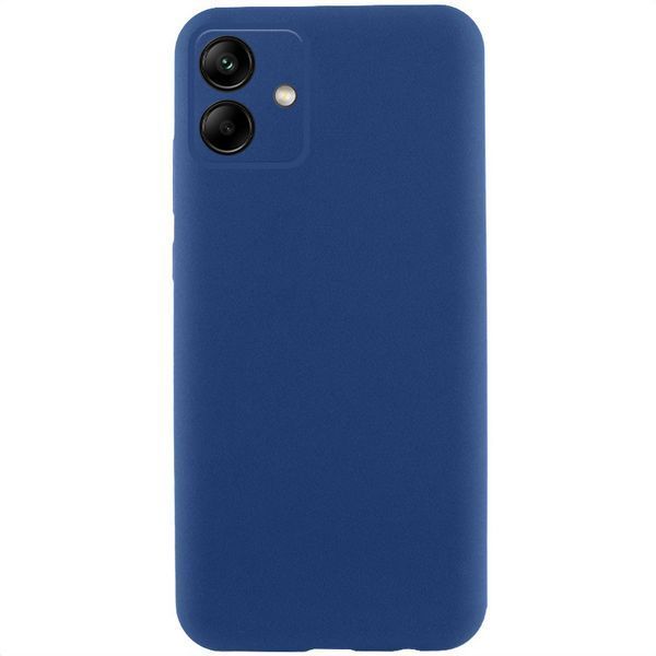 Чохол TPU GETMAN Liquid Silk Full Camera для Samsung Galaxy A06 Синій / Navy Blue 323933 фото