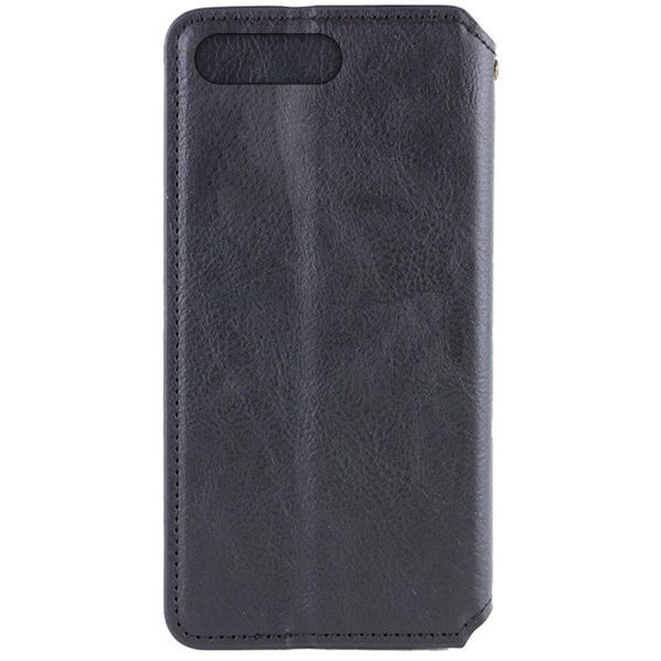 Шкіряний чохол-книжка GETMAN Cubic (PU) для Apple iPhone 7 plus / 8 plus (5.5") Чорний 398561 фото