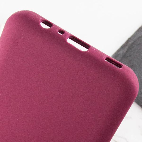 Чохол Silicone Cover Lakshmi Full Camera (AAA) для Samsung Galaxy A04e Бордовий / Plum 271893 фото