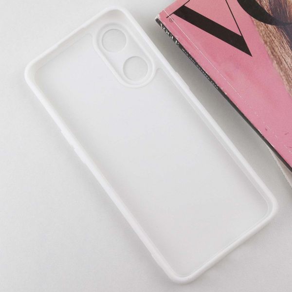 Силіконовий чохол Candy Full Camera для Oppo Reno 8 T 4G Білий / White 286353 фото