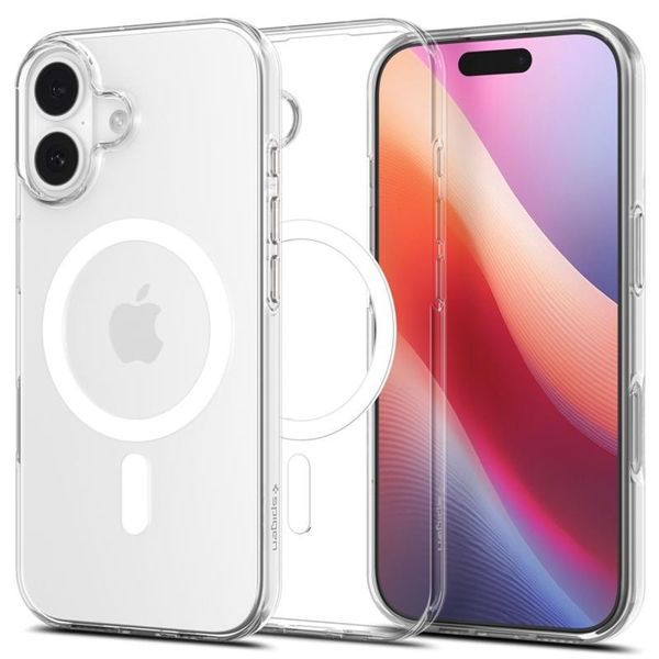 Чохол Spigen для iPhone 17, Liquid Crystal MagFit, Clear White (ACS10397) 396408 фото