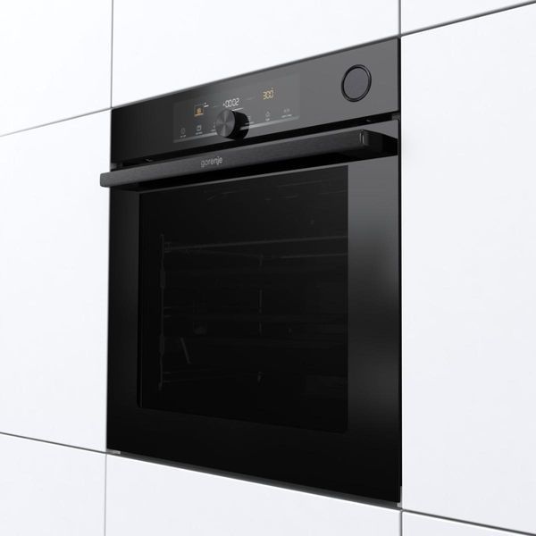 Духова шафа Gorenje електрична, 77л, A+, пара, дисплей, 300 &deg;C, Wi-Fi, чорний (BSA6747A04BGWI) 366687 фото