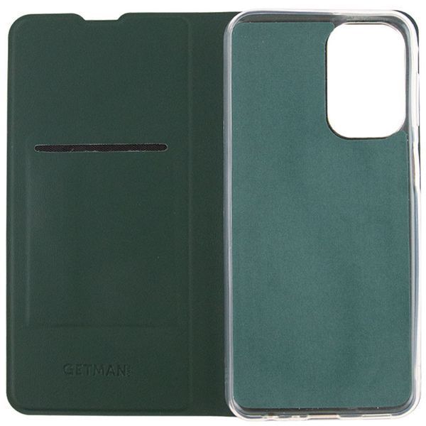 Шкіряний чохол книжка GETMAN Elegant (PU) для TECNO Camon 19 Зелений 269624 фото