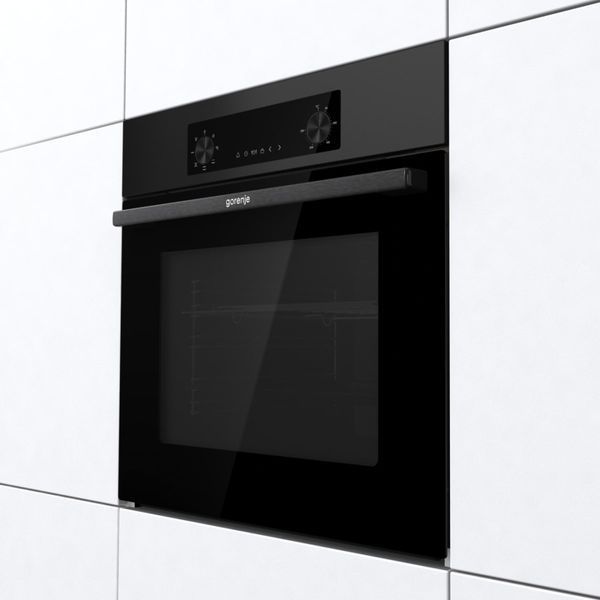 Духова шафа Gorenje електрична, 61л, A+, дисплей, конвекція, чорний 391811 фото