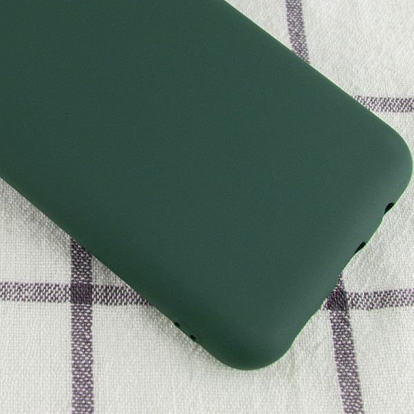 Чехол Silicone Cover My Color Full Protective (A) для Samsung Galaxy A02 Зеленый / Dark green 205283 фото