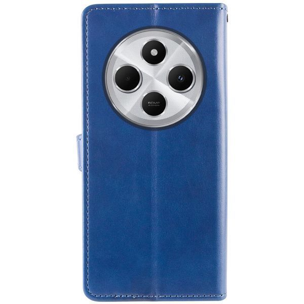 Шкіряний чохол книжка GETMAN Gallant (PU) для Xiaomi Redmi 14C / Poco C75 Синій 324641 фото
