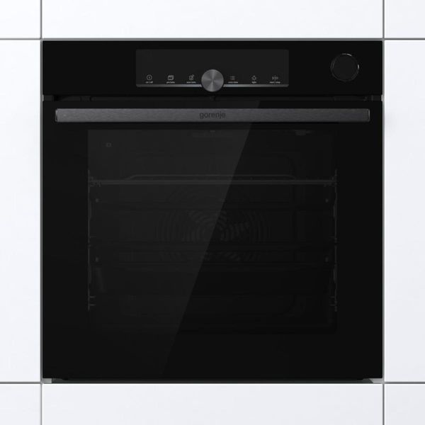 Духова шафа Gorenje електрична, 77л, A+, пара, дисплей, 300 &deg;C, Wi-Fi, чорний (BSA6747A04BGWI) 366687 фото