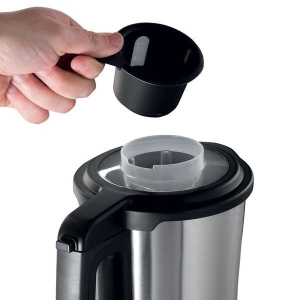 Суповарка-блендер Russell Hobbs 1200Вт, чаша-1,75л, механічне керування, 8 авто. програм, нержав.сталь, платик, сіро-чорний (21480-56) 363610 фото