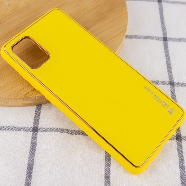 Шкіряний чохол Xshield для Samsung Galaxy A04s Жовтий / Yellow 265076 фото