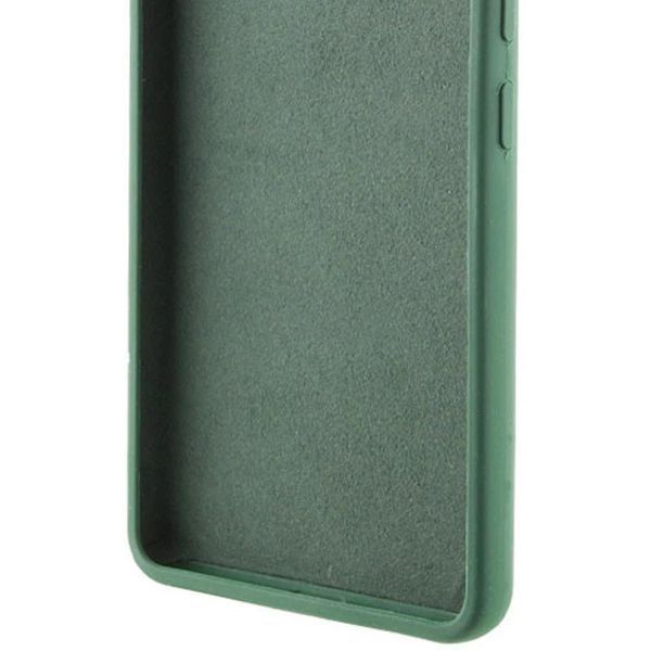 Чохол TPU GETMAN Liquid Silk Full Camera для Motorola Moto G04 / E14 Зелений / Dark green 345391 фото