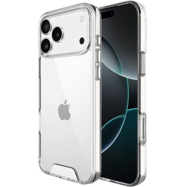 Чохол TPU Space Case transparent для Apple iPhone 17 Pro Max (6.9") Прозорий 398888 фото