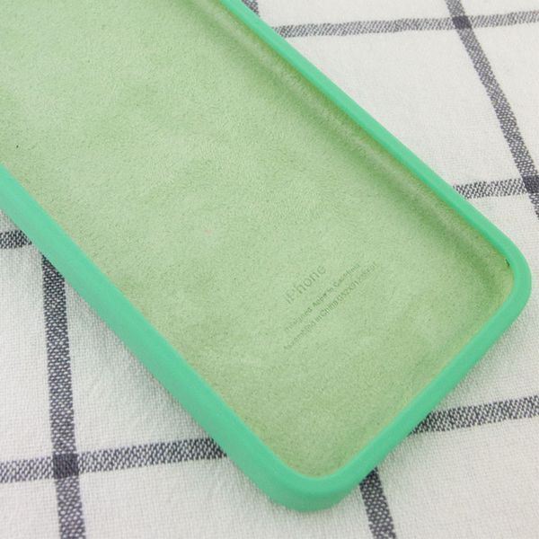 Чохол Silicone Case Square Full Camera Protective (AA) для Apple iPhone 11 Pro (5.8") Зелений / Spearmint 215612 фото