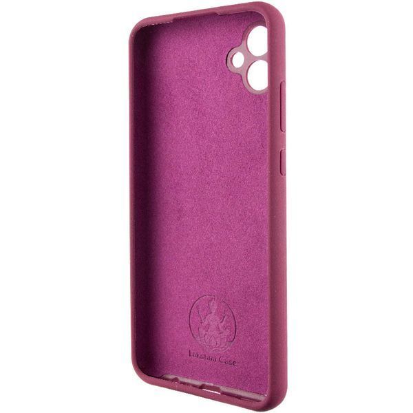 Чохол Silicone Cover Lakshmi Full Camera (AAA) для Samsung Galaxy A04e Бордовий / Plum 271893 фото