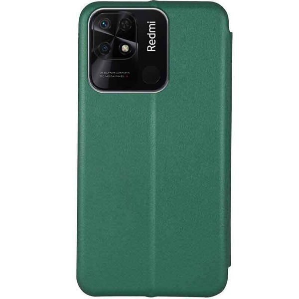 Кожаный чехол (книжка) Classy для Xiaomi Redmi 10C Зеленый 277319 фото