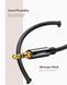 Кабель UGREEN AV134 3.5mm Male To 2 Female Audio Cable 25cm Black (20816) 279073 фото 3