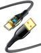 Кабель Essager Interstellar Transparent Design USB Charging Cable USB A to Type C 7A 2m (EXCT-XJA01-P) Black 315330 фото 2