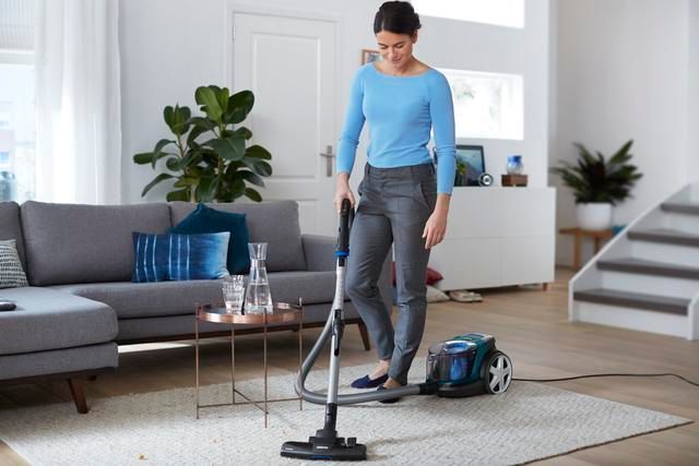 Пилосос Philips контейнерний 3000 series&nbsp;, 900Вт, конт пил -1,5л, НЕРА, турбощітка, чорно-зелений (FC9334/09) 374083 фото