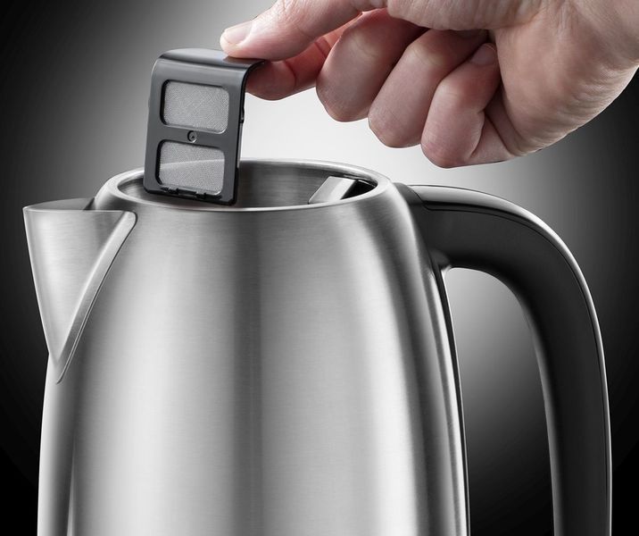 Електрочайник Russell Hobbs Adventure 1.7л, метал, сріблясто-чорний (23912-70) 362506 фото