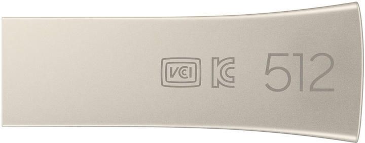 Накопичувач Samsung 512GB USB 3.1 Type-A Bar Plus Срібний (MUF-512BE3/APC) 381064 фото