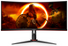 Монітор AOC 34" CU34G2XP/BK 21:9 VA Curved WQHD 180Hz HDMI DP USB Height Black/Red 316077 фото 1