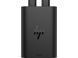 Зарядний пристрій мережевий HP 65W 2хUSB-C, кабель USB-C > USB-C, 1м, чорний 364690 фото 1
