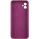 Чохол Silicone Cover Lakshmi Full Camera (AAA) для Samsung Galaxy A04e Бордовий / Plum 271893 фото 3