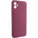 Чохол Silicone Cover Lakshmi Full Camera (AAA) для Samsung Galaxy A04e Бордовий / Plum 271893 фото 2