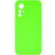 Чохол TPU GETMAN Liquid Silk Full Camera для Xiaomi Redmi Note 12S Салатовий / Neon Green 354354 фото 1