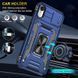 Ударостійкий чохол Camshield Army Ring для Apple iPhone XR (6.1") Синій / Navy 283597 фото 3